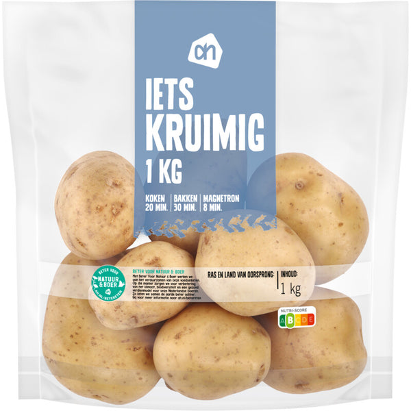 Iets kruimige aardappelen