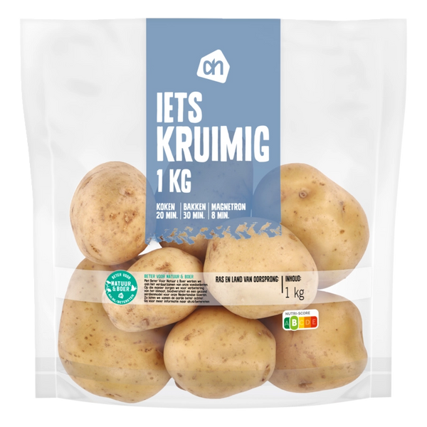 Slightly floury potatoes