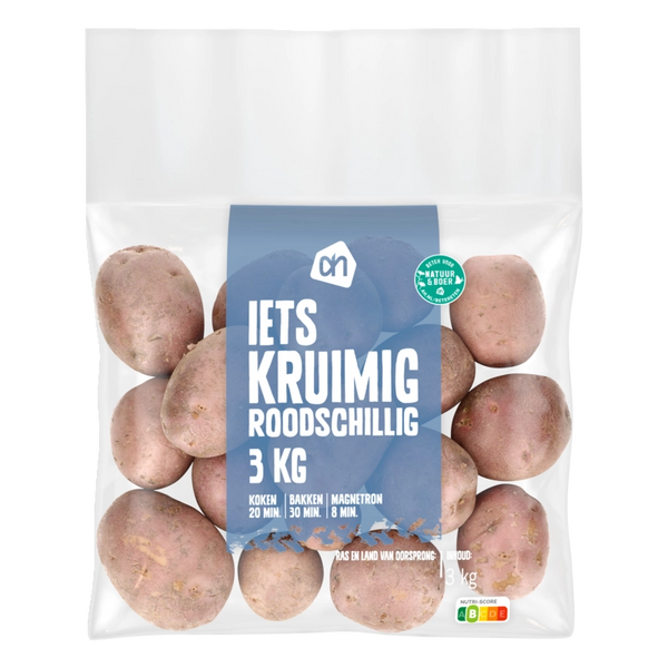 Etwas mehligkochende rotschalige Kartoffeln
