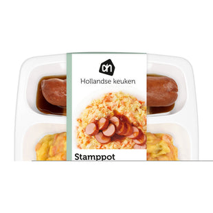 Stamppot hutspot met rookworst