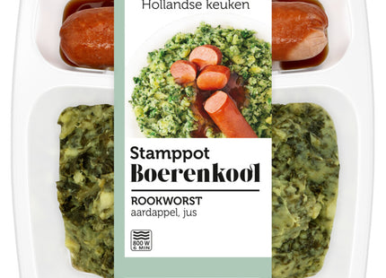 Hollandse stamppot boerenkool rookworst