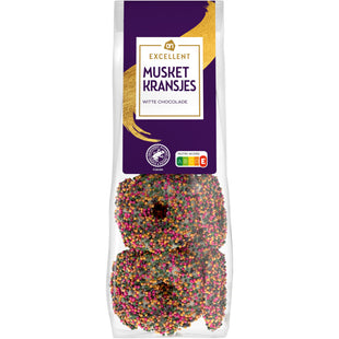 Excellent Musket kransjes witte melkchocolade