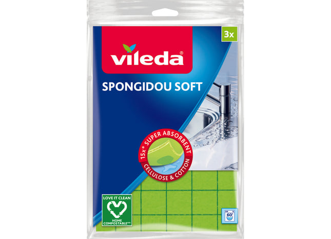 Vileda Magic Spongidou Soft 3er-Pack