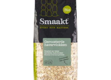 Smaakt Geroosterde havervlokken