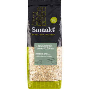 Smaakt Geroosterde havervlokken