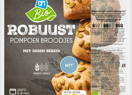 Biologisch Robuust pompoen broodjes