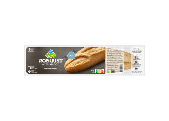 Biologisch Robuust wit stokbrood