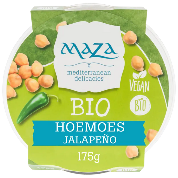 Maza Organic hummus jalapeño