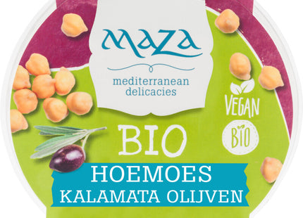 Maza Biologische hoemoes kalamata olijven