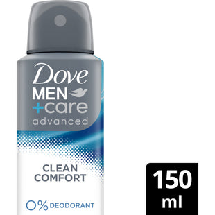 Dove Men+care extra fresh 0% deodorant spray