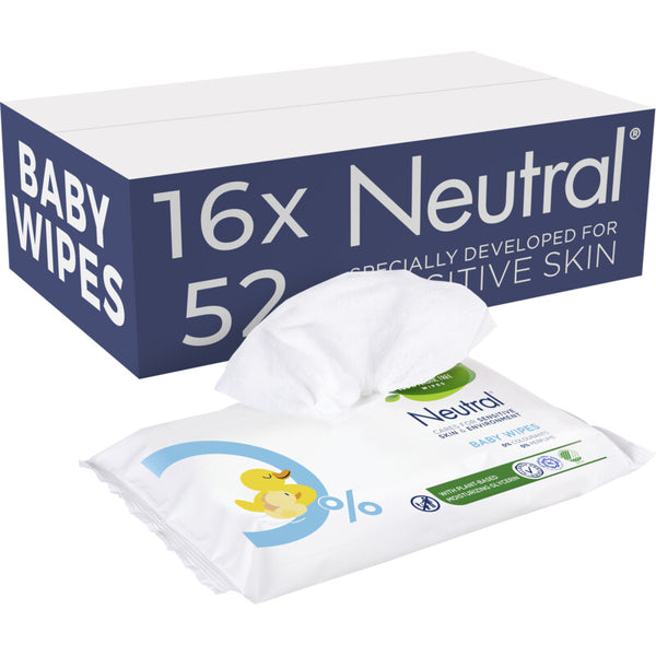 Neutral Baby wipes 0% parfume 16-pack