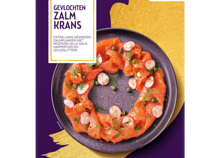 Excellent Gevlochten zalm krans