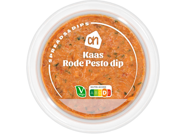 Kaas rode pesto dip