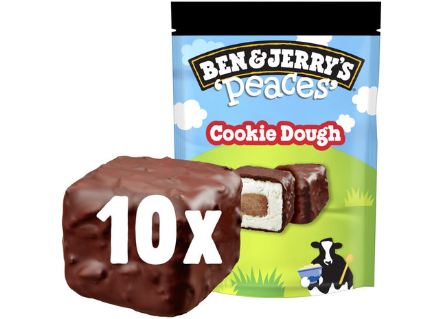 Ben & Jerry's Peaces cookie dough