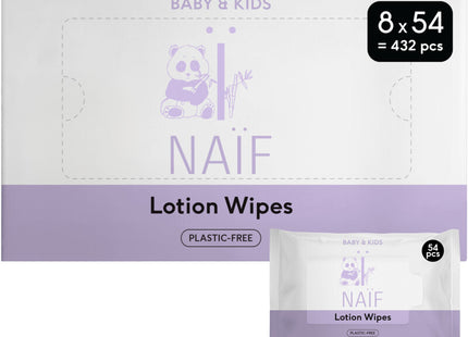 Naïf Baby & kids lotiondoekjes plasticvrij
