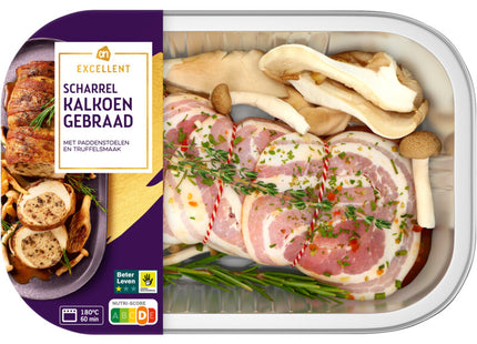 Excellent Scharrel kalkoengebraad bospaddestoel