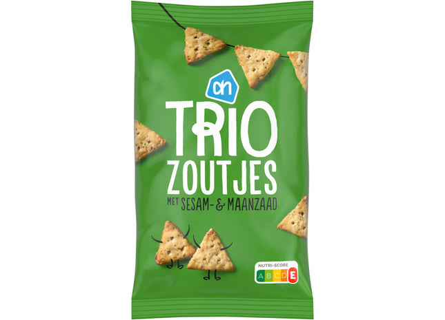 Trio aus Sesam- und Mohnbrezeln