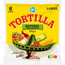 Plain tortilla wraps