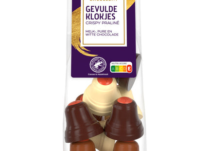 Excellent Gevulde klokjes crispy praliné