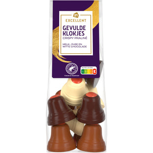 Excellent Gevulde klokjes crispy praliné