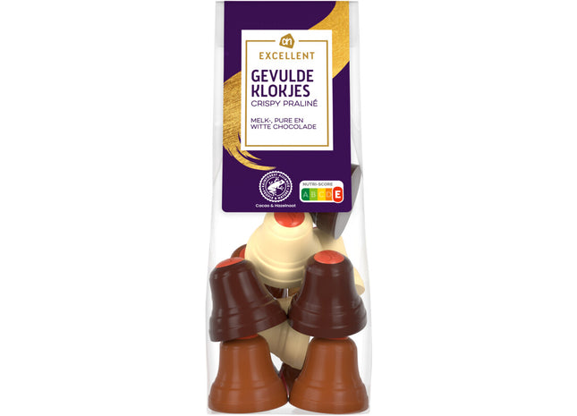 Excellent Gevulde klokjes crispy praliné