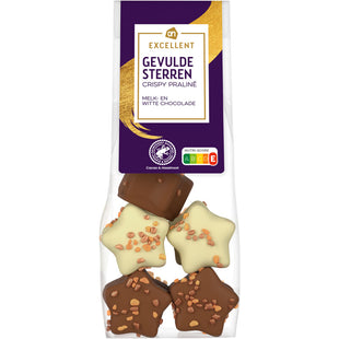 Excellent Gevulde sterren crispy praliné