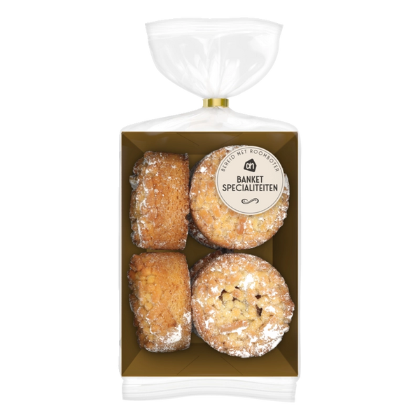 Mini appelkruimel koek