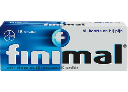 Finimal Bij koorts en bij pijn tabletten