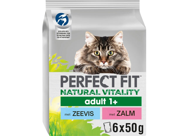 Perfekte Passform Natürliche Vitalität mit Lachs-Meeresfischen