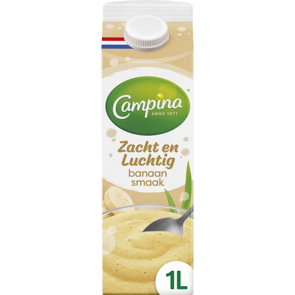 Campina Zacht en luchtig banaansmaak