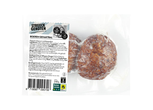 Streeckgenoten Boeren gehaktbal