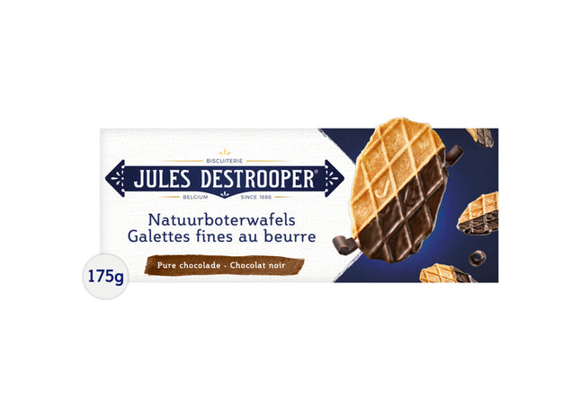Jules Destrooper Natuurboterwafels pure chocolade