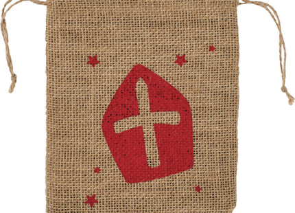 Hoomark Cadeautas jute mijter