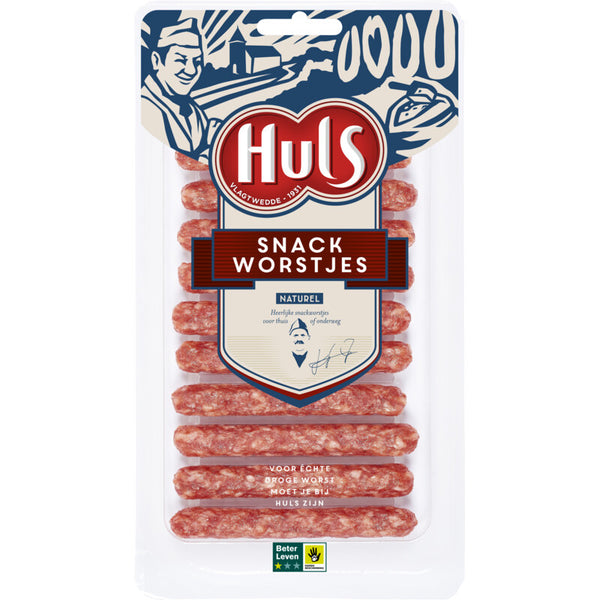 Huls Snack worstjes naturel