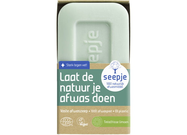 Seepje Festes Spülmittel mit prickelnder frischer Limette