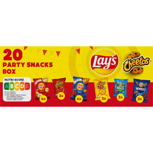 Lay's Partybox chips 20 uitdeelzakjes