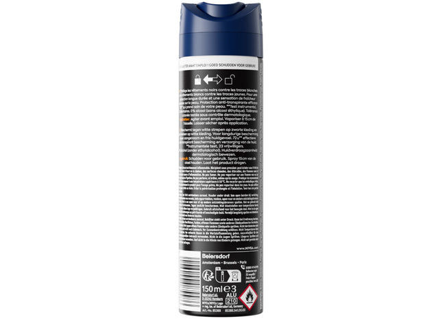 NIVEA Men black & white anti-transpirant spray