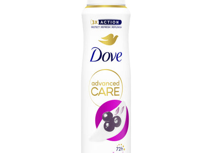 Dove Acai & waterlily anti-transpirant spray