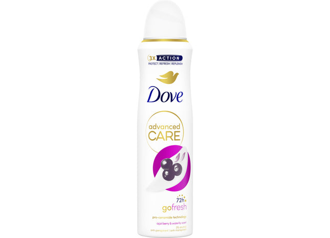 Dove Acai & waterlily anti-transpirant spray