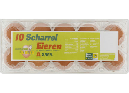 Natuurfarm de Boed 10 scharrel eieren S M L