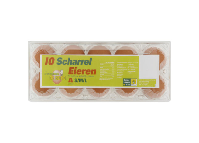 Natuurfarm de Boed 10 scharrel eieren S M L