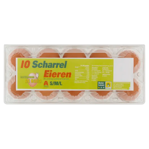 Natuurfarm de Boed 10 Freilandeier S M L