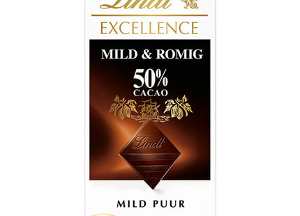 Lindt Excellence reep pure chocolade 50%