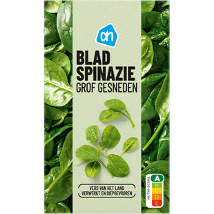 Bladspinazie grof gesneden