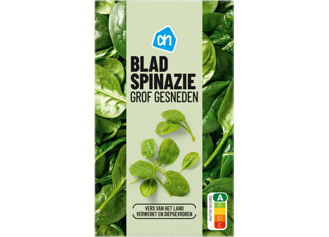 Bladspinazie grof gesneden