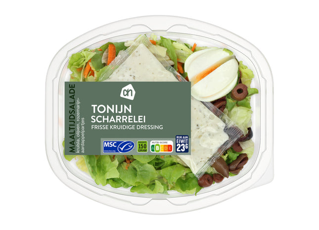 Grundmahlzeit Salat Thunfisch Freilandei