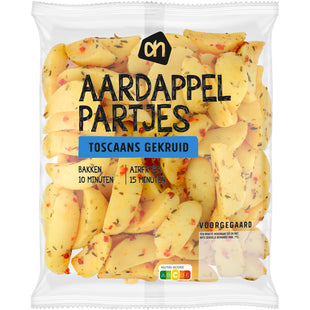 Aardappel partjes Toscaans gekruid