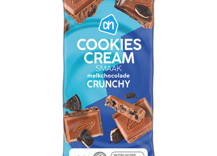 Cookies cream melkchocolade crunchy