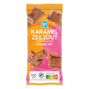 Karamell-Meersalz-Milchschokolade, knusprig