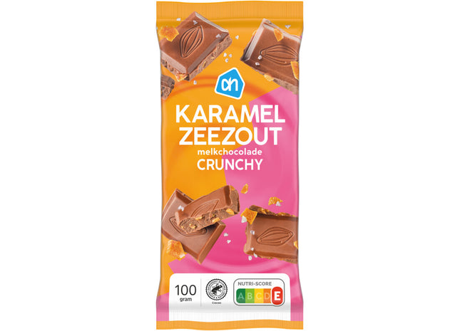 Karamel zeezout melkchocolade crunchy